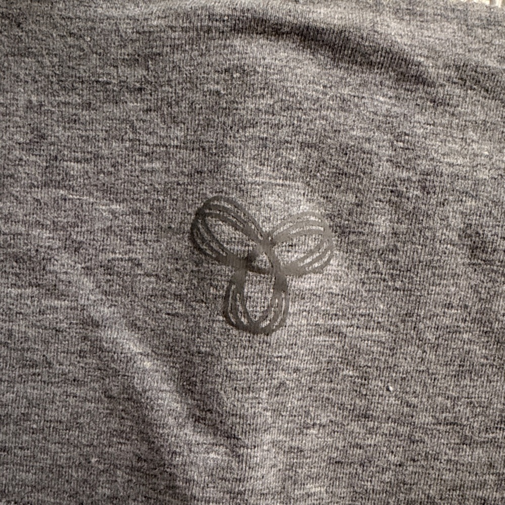 TNA Gray Women's High-Waist Athletic Shorts - Picture 3 of 4